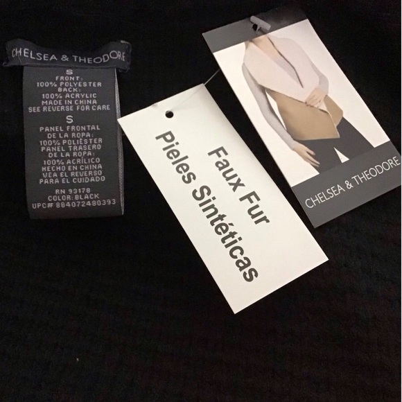 Chelsea & Theodore Faux Fur Vest (NWT) (Size: Small) - Picture 5 of 5